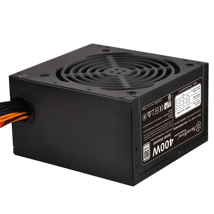 منبع تغذیه کامپیوتر سیلوراستون مدل Essential SST-ST40F-ES230 SilverStone Essential SST-ST40F-ES230 400W Power Supply